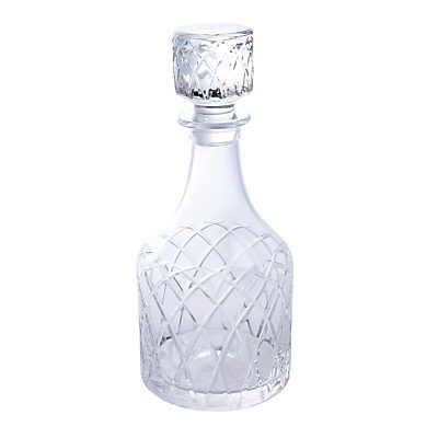 Royal Brierley Harris Cut Lead Crystal Spirit Decanter, Clear Clear Royal Brierley Harris Cut Lead Crystal Spirit Decanter, Clear Clear